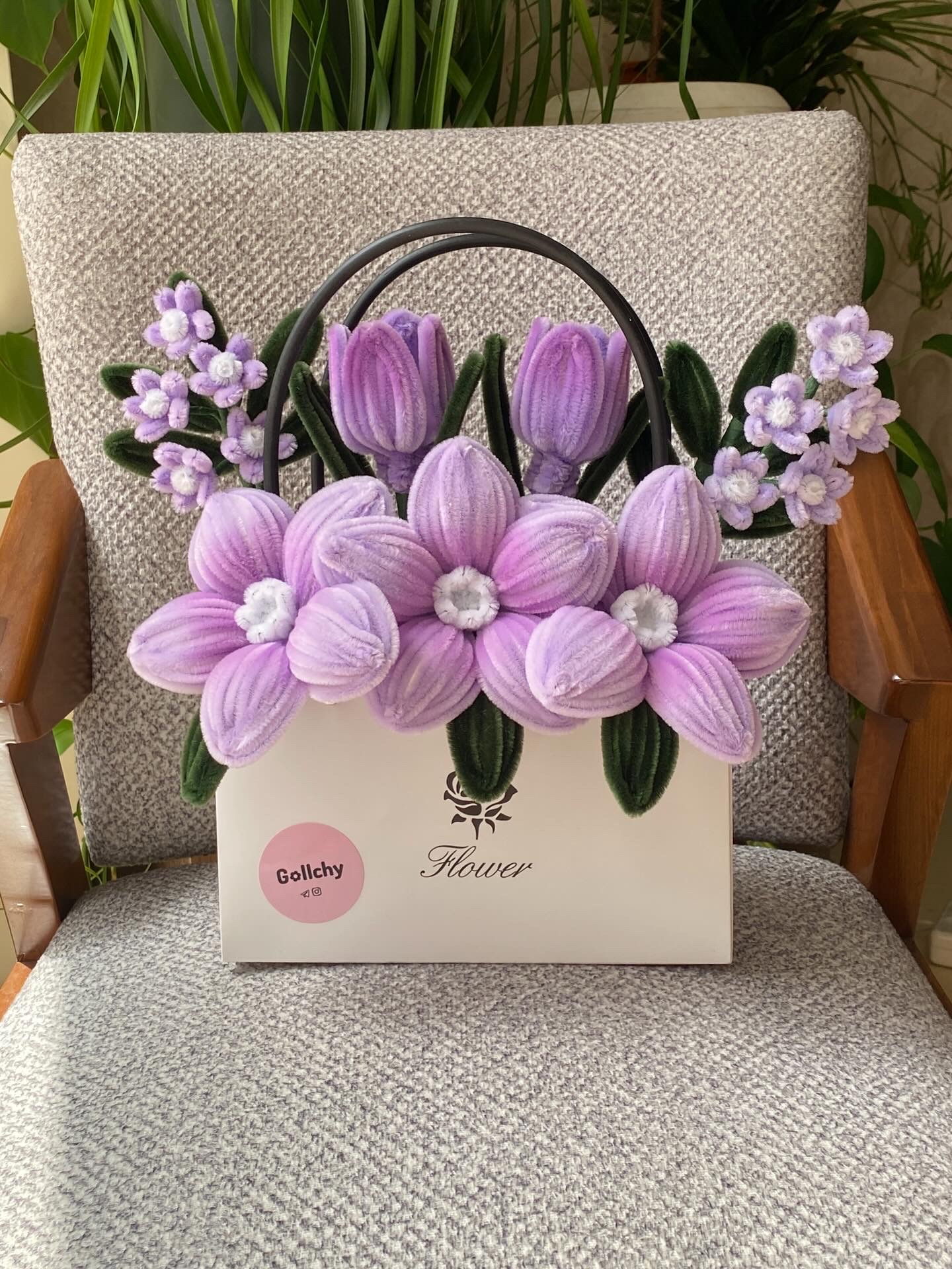 باکس پنج شاخه ای لیلیوم و لاله💜
